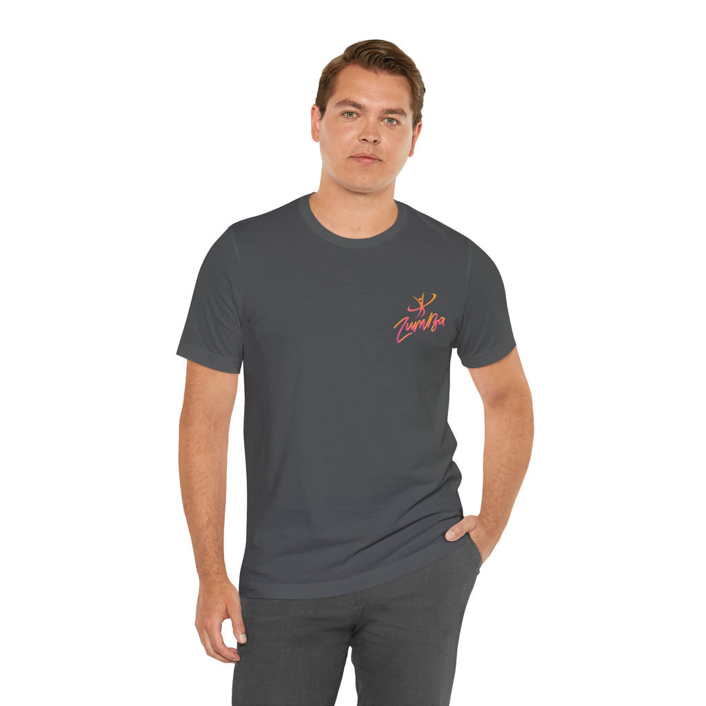 Zumba Dance Script Chest Tee