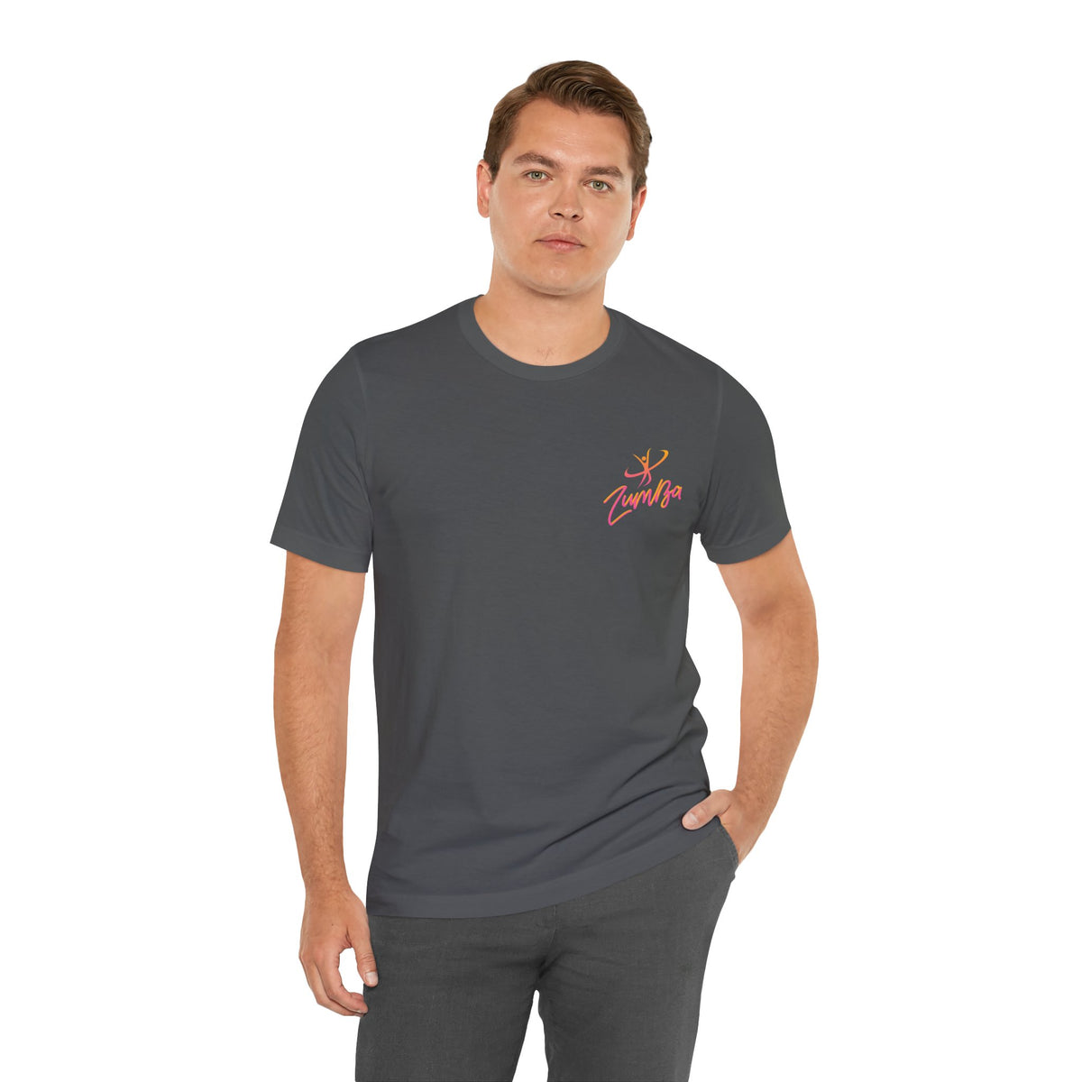 Zumba Dance Script Chest Tee