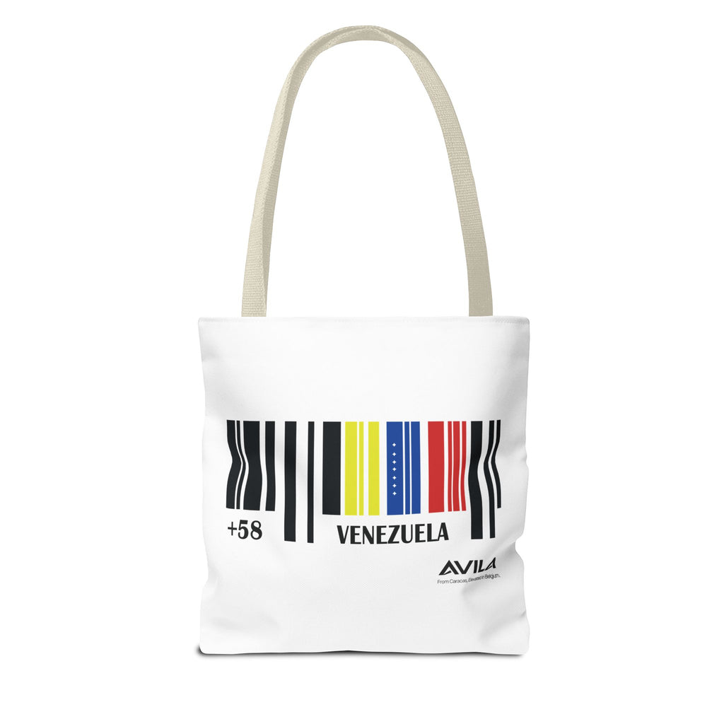 Venezuela Flag Barcode Tote Bag