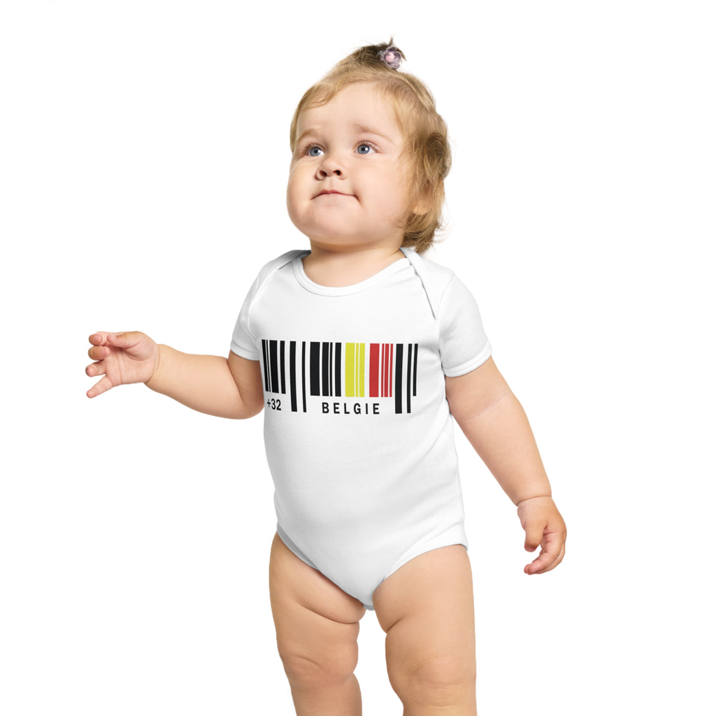 Belgium Barcode Baby Bodysuit