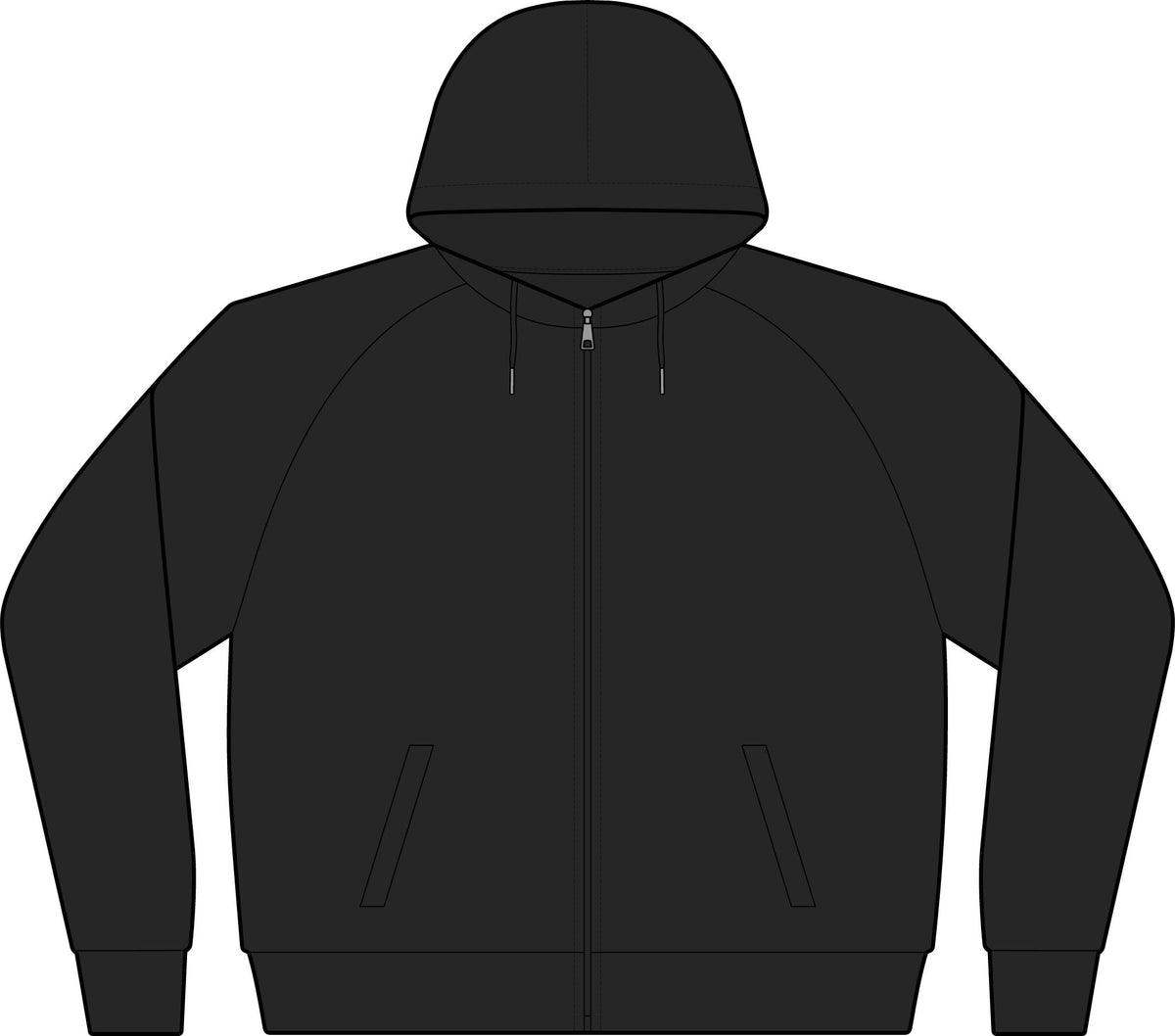 Tropical Triangle Zip Hoodie