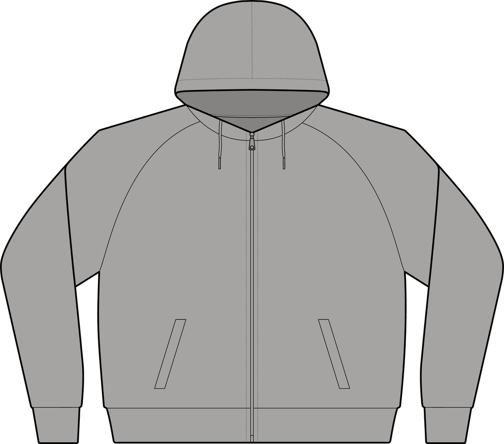 Tropical Triangle Zip Hoodie