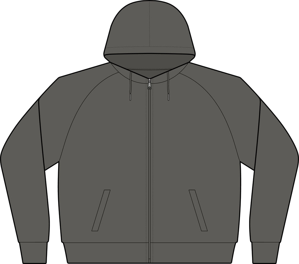 Tropical Triangle Zip Hoodie