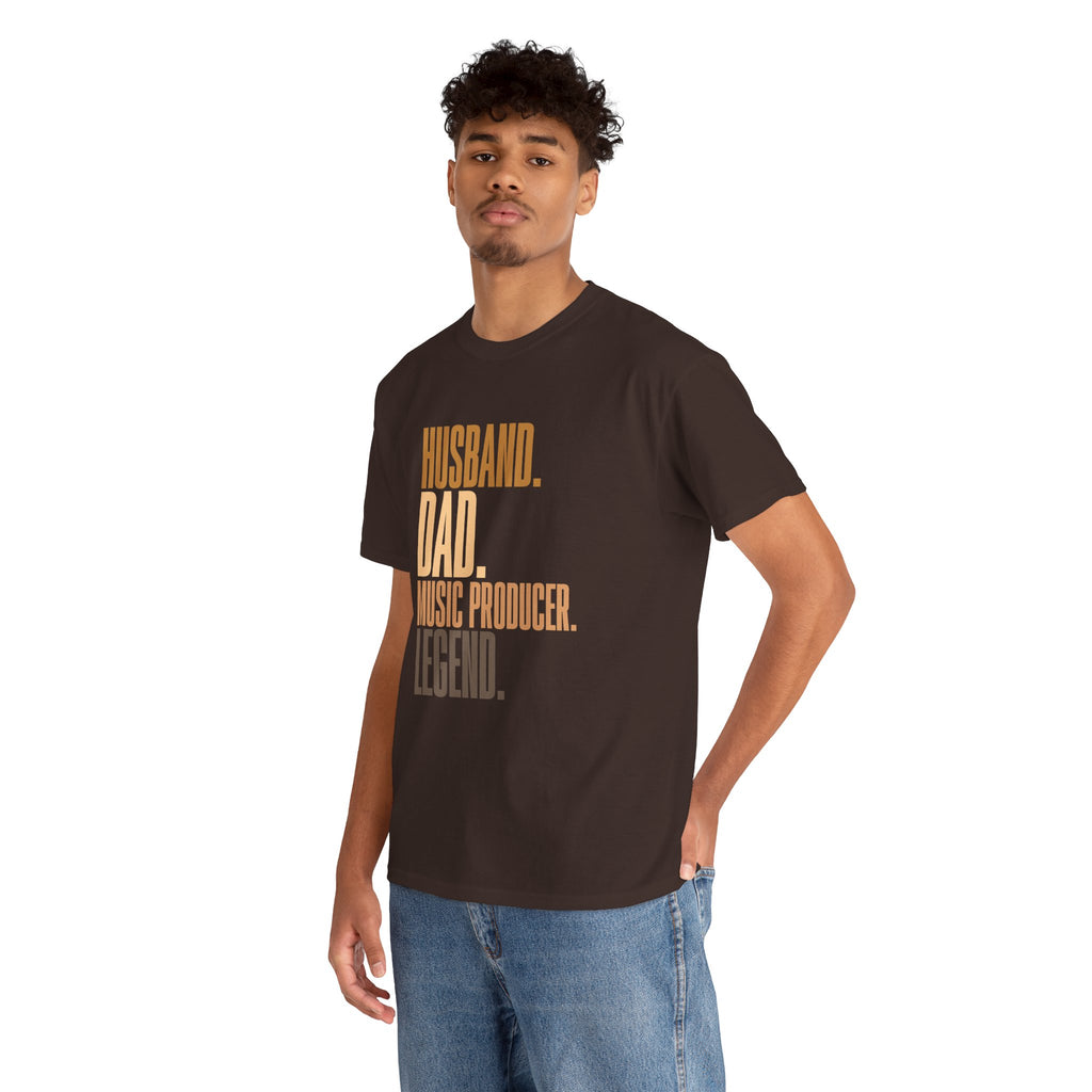 Husband Dad Music Producer Legend T-Shirt