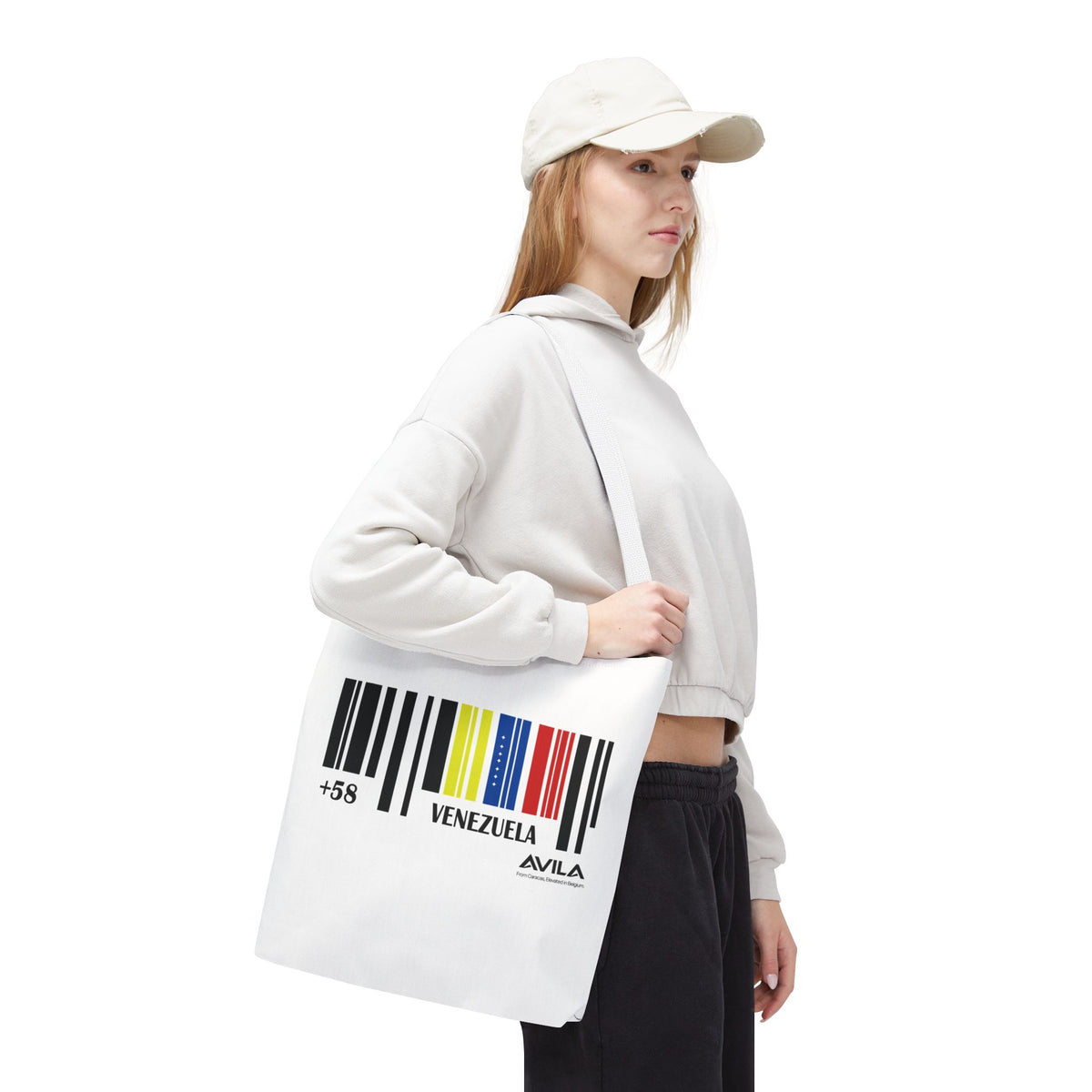 Venezuela Flag Barcode Tote Bag