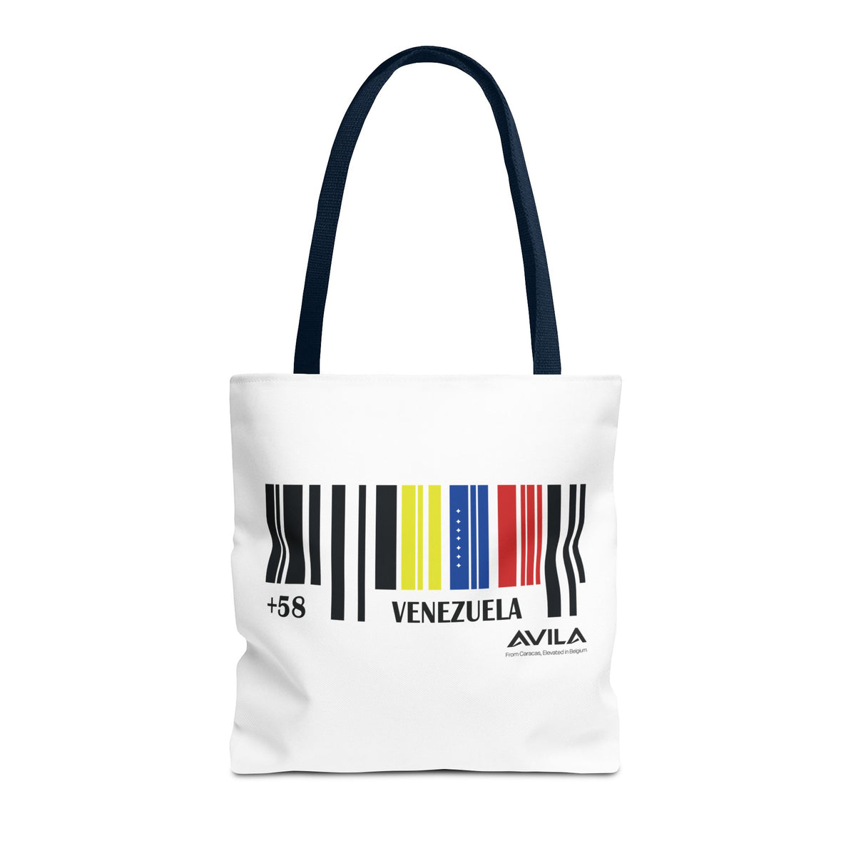 Venezuela Flag Barcode Tote Bag