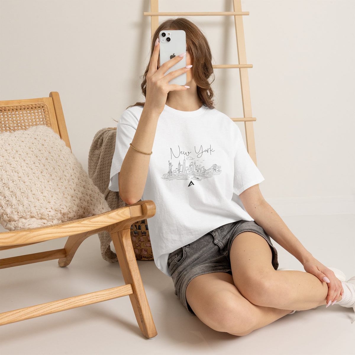New York Skyline Graphic T-Shirt