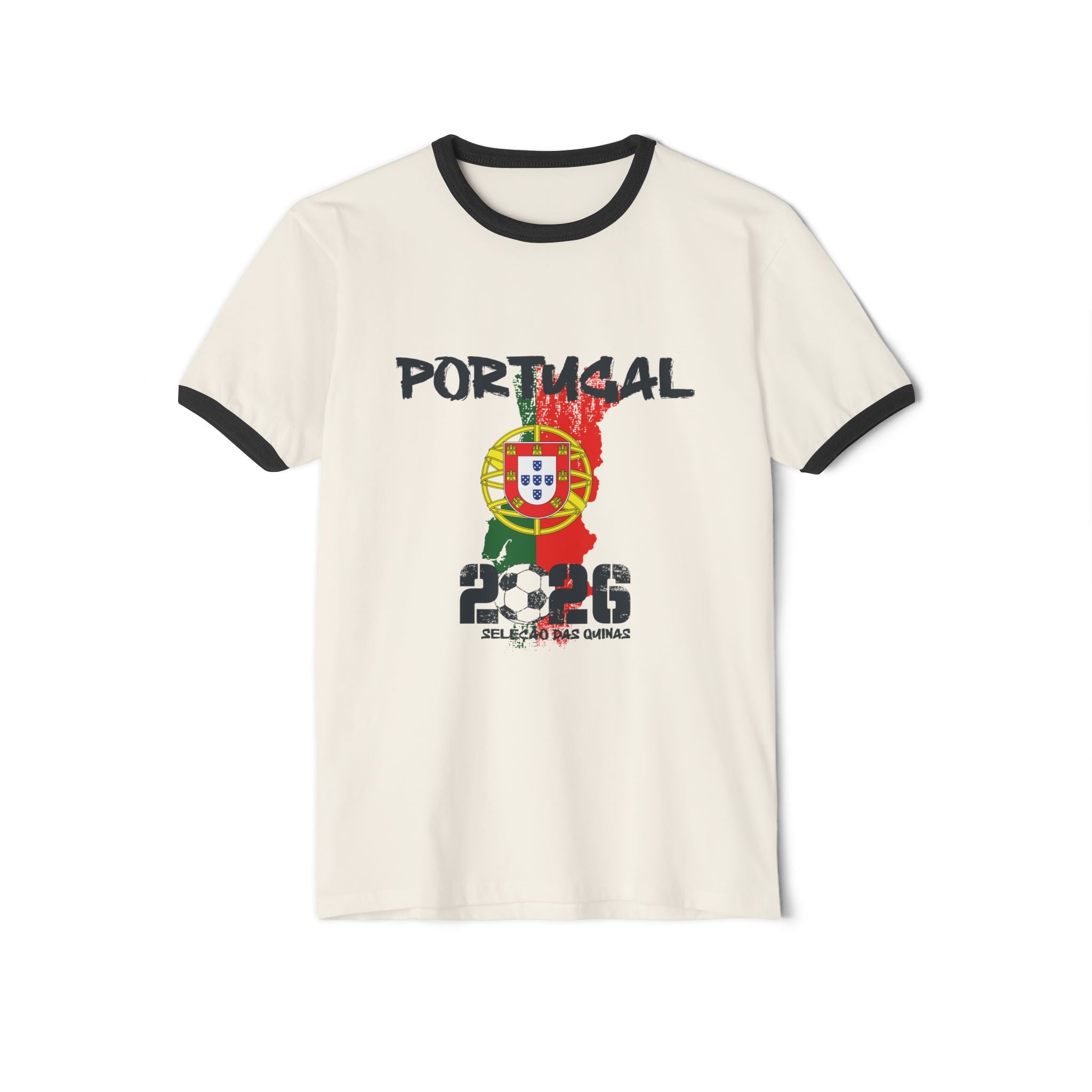 Portugal 2026 Soccer Ringer Tee