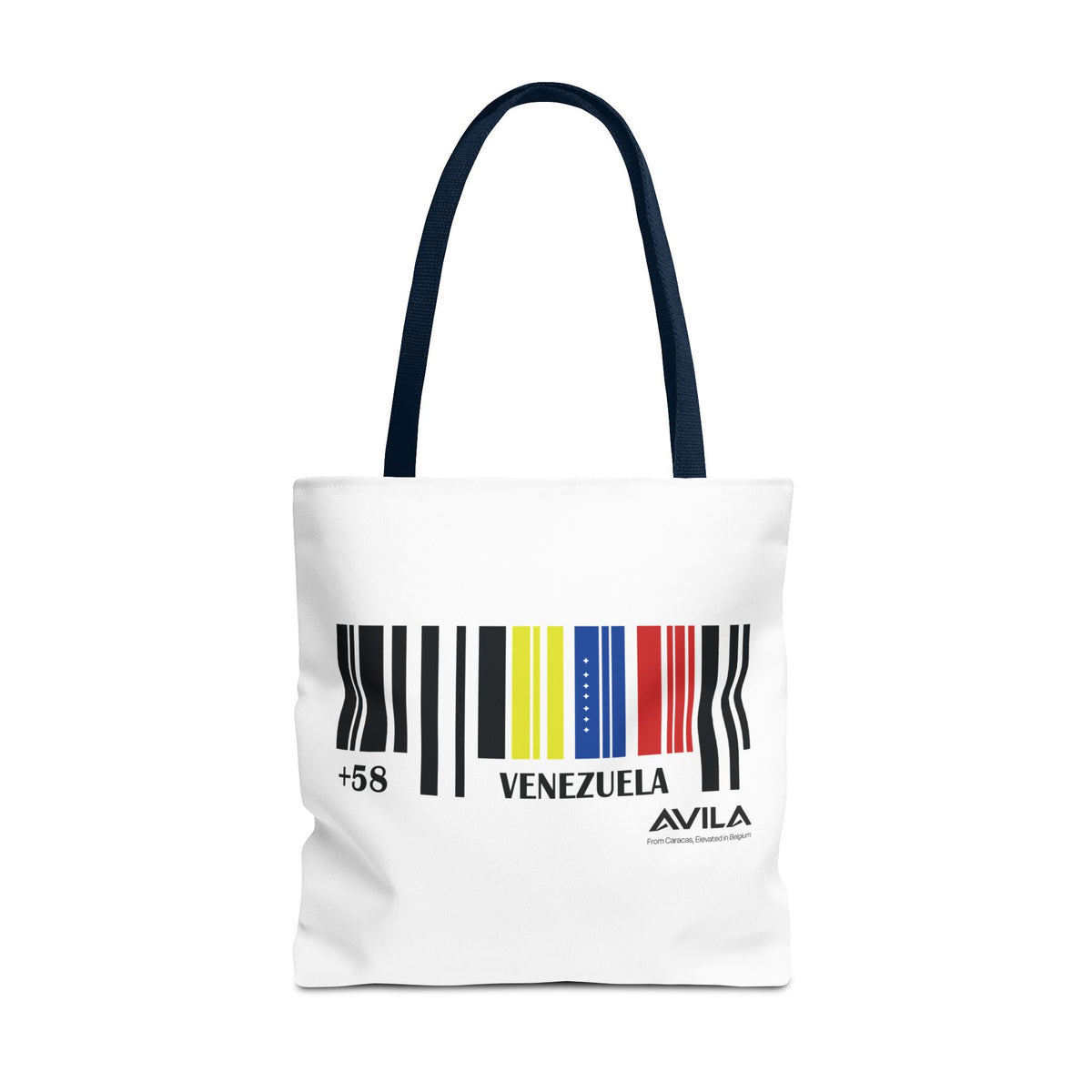 Venezuela Flag Barcode Tote Bag