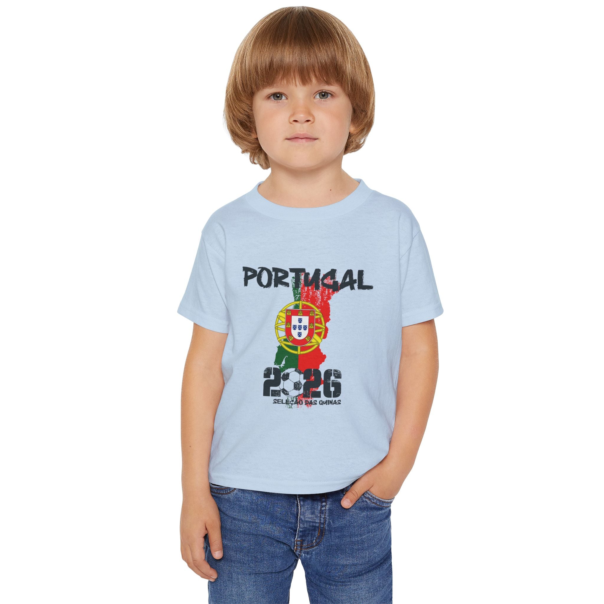 Portugal 2026 Toddler Kids Soccer  T-Shirt