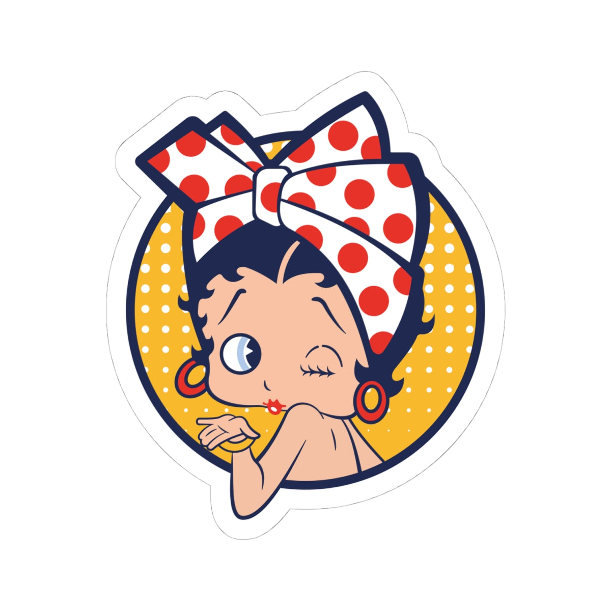 Arepa Retro Betty Bop Stickers
