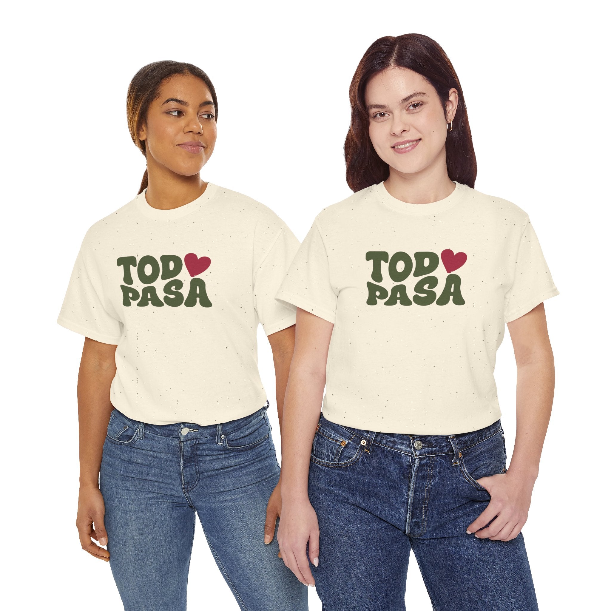 Todo Pasa Heart T‑Shirt Unisex
