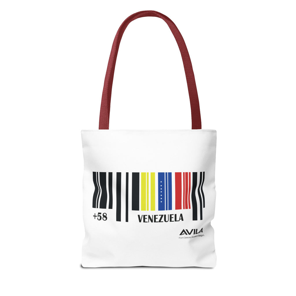 Venezuela Flag Barcode Tote Bag