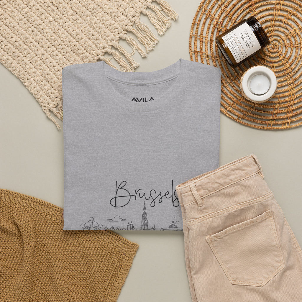 Brussels Belgium Skyline  T-Shirt