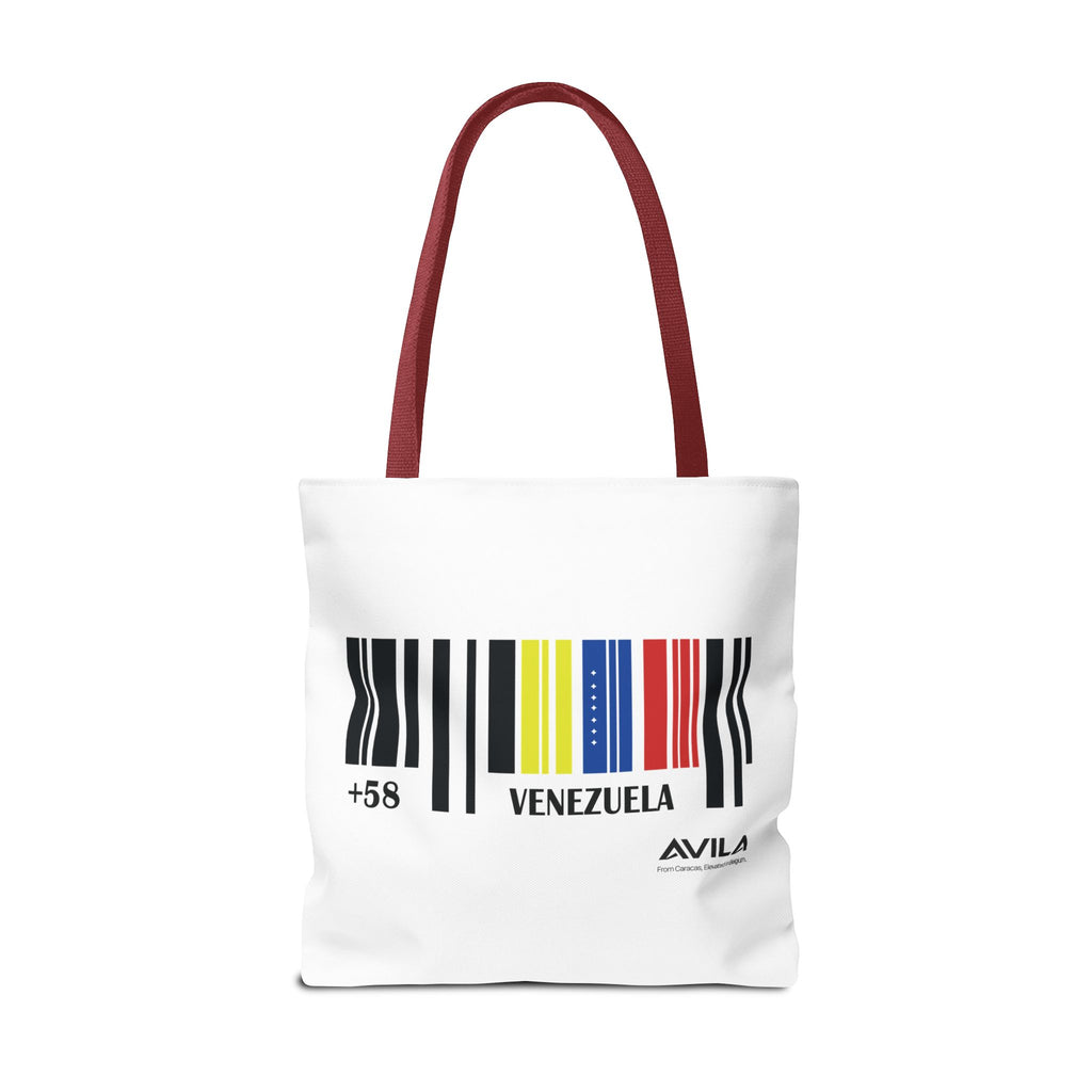 Venezuela Flag Barcode Tote Bag