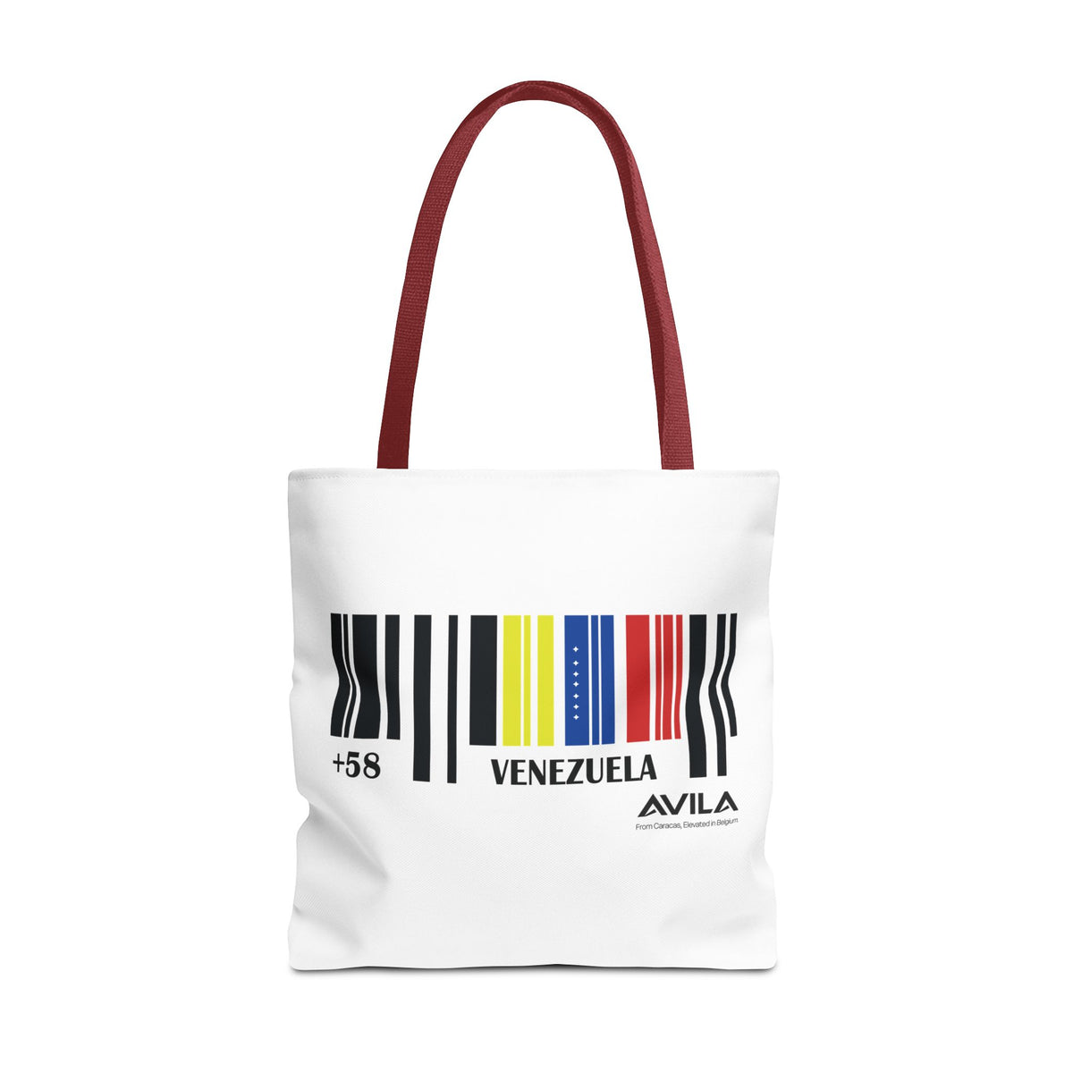 Venezuela Flag Barcode Tote Bag