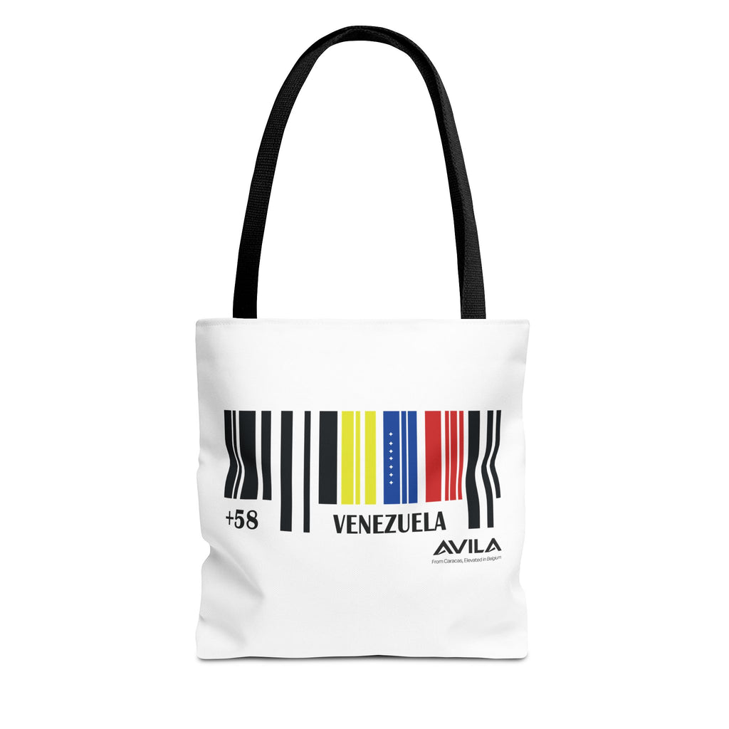 Venezuela Flag Barcode Tote Bag