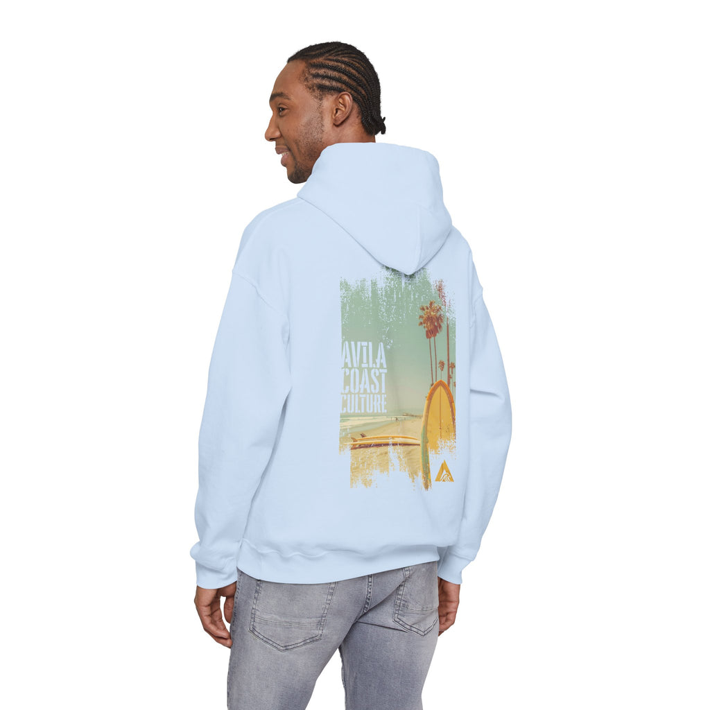 Coastal Surf Hoodie — Avila Coast Culture Graphic Pullover