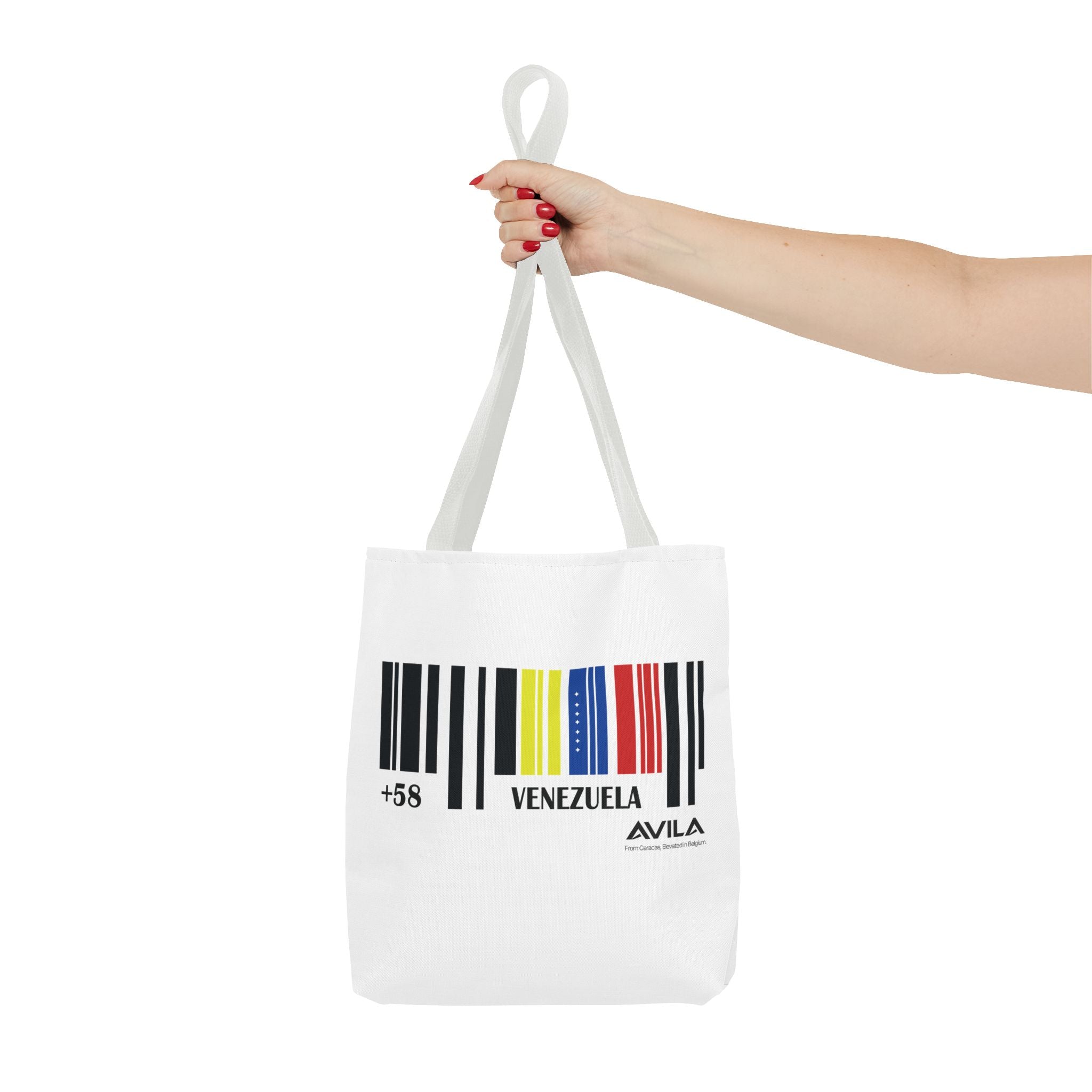 Venezuela Flag Barcode Tote Bag