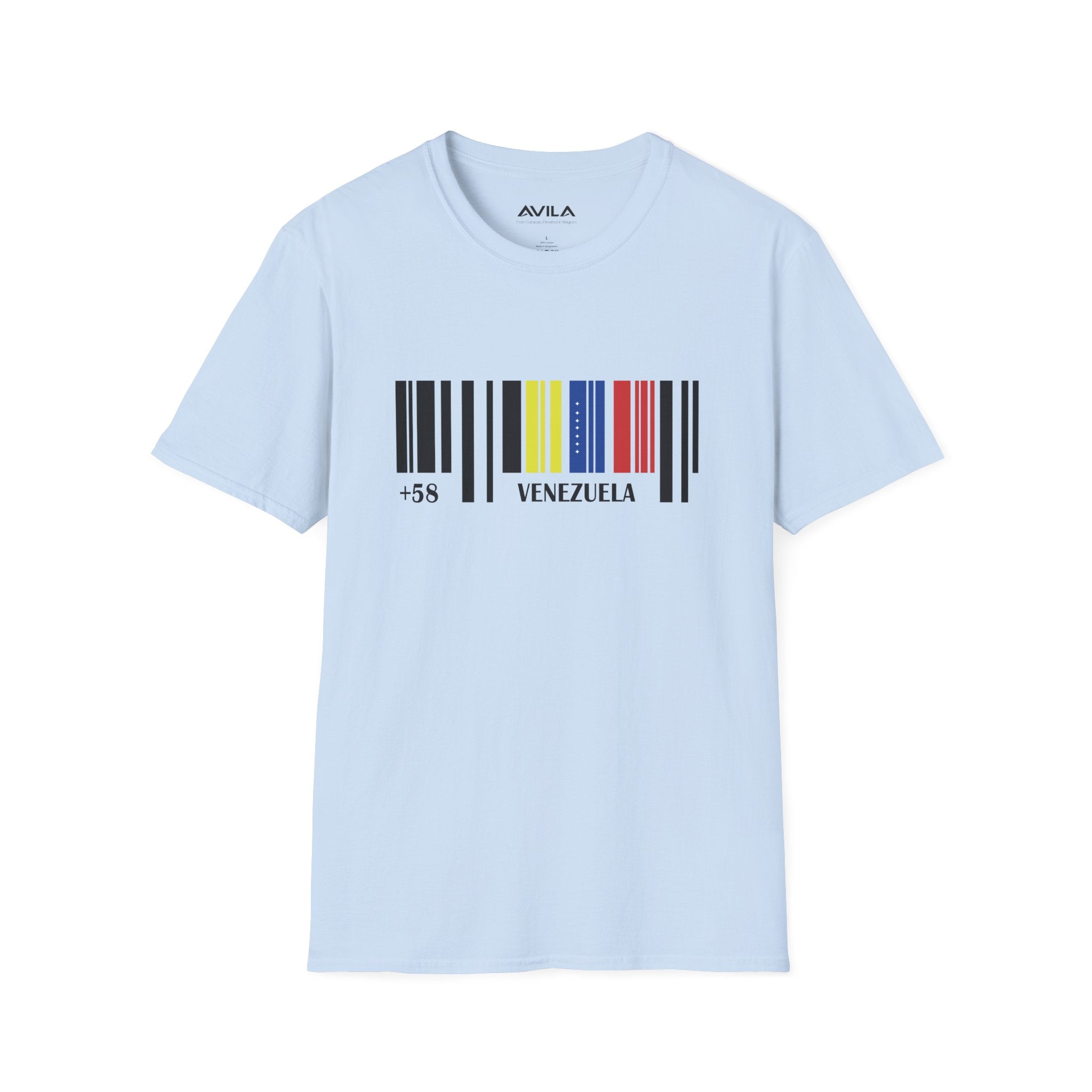 Venezuela Barcode +58 T-Shirt