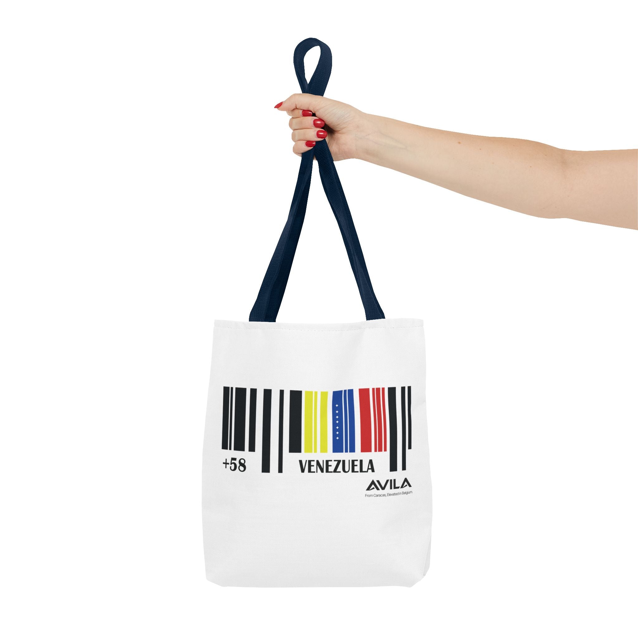 Venezuela Flag Barcode Tote Bag