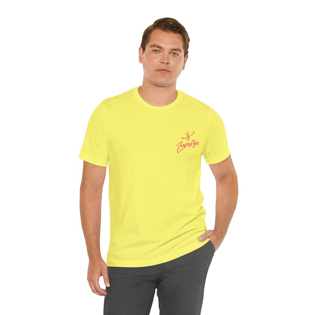 Zumba Dance Script Chest Tee
