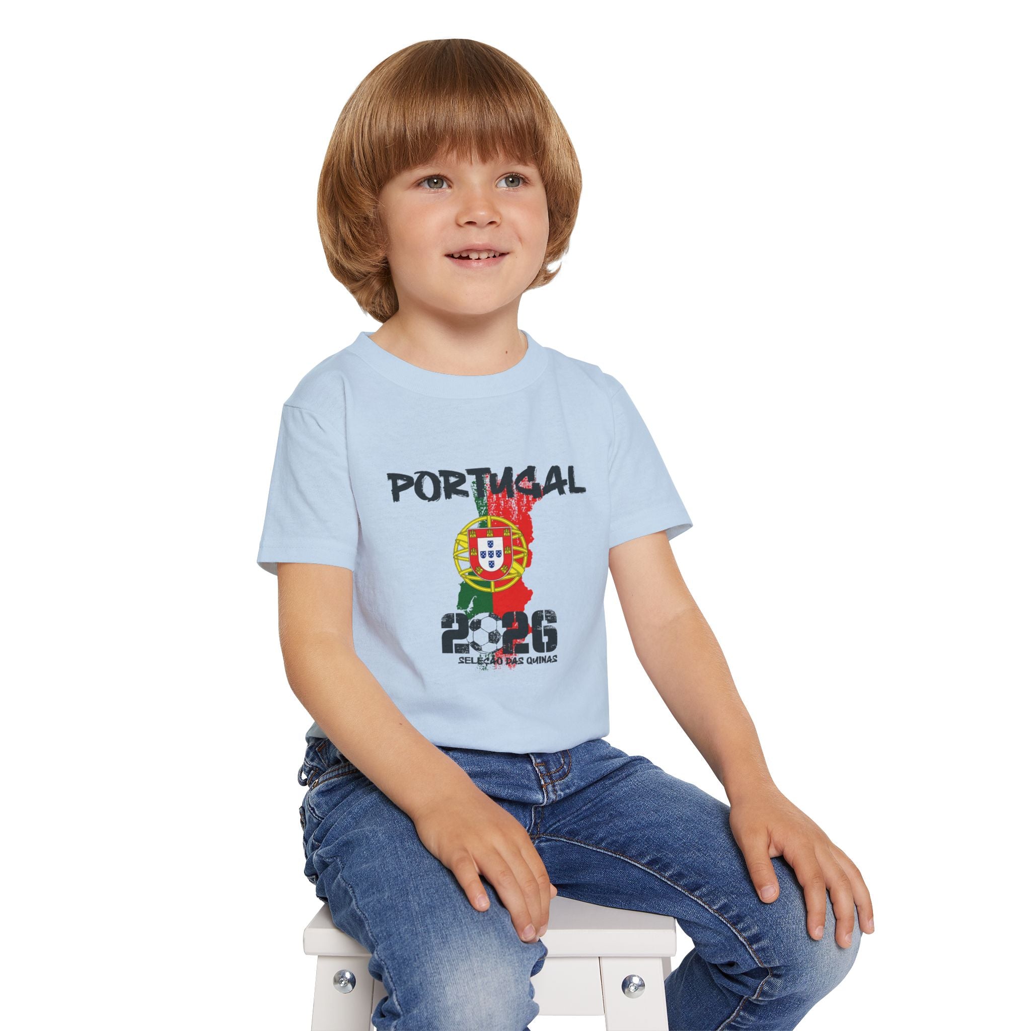 Portugal 2026 Toddler Kids Soccer  T-Shirt