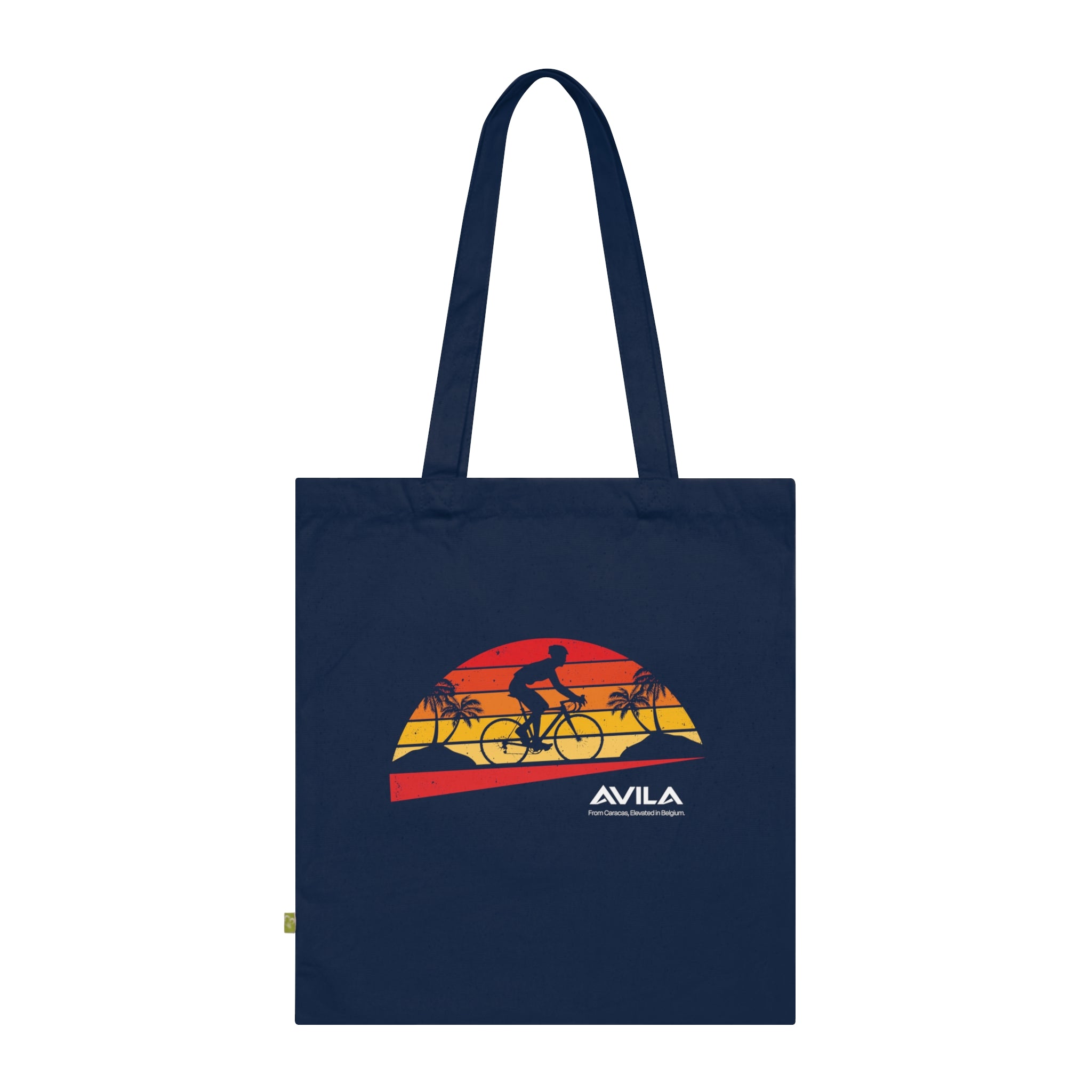 Avila Beach Bike Print Tote Bag