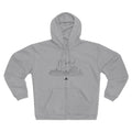 Madrid Skyline Zip Hoodie unisex
