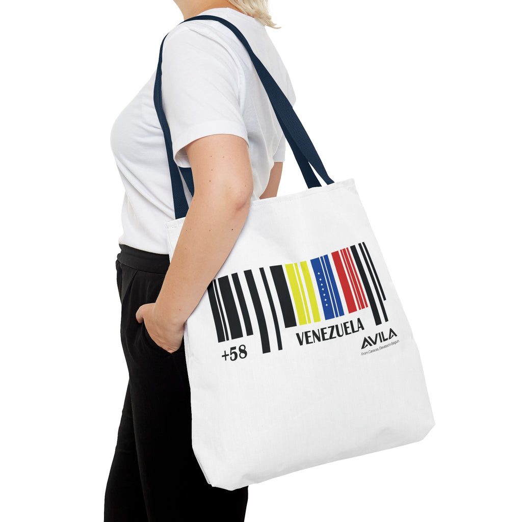 Venezuela Flag Barcode Tote Bag