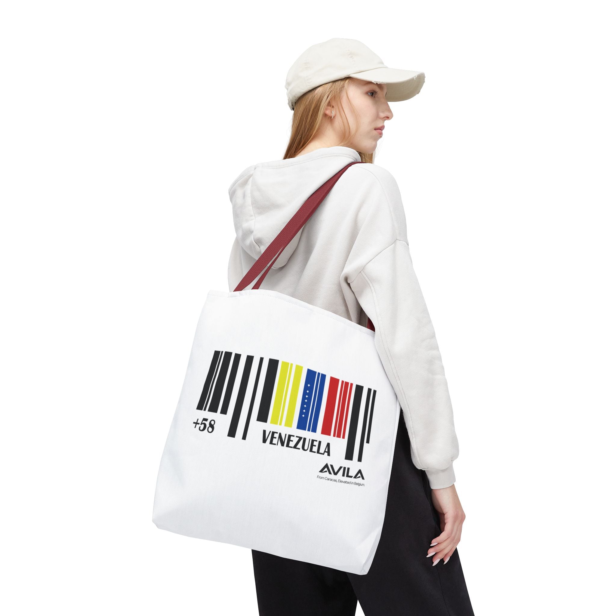 Venezuela Flag Barcode Tote Bag