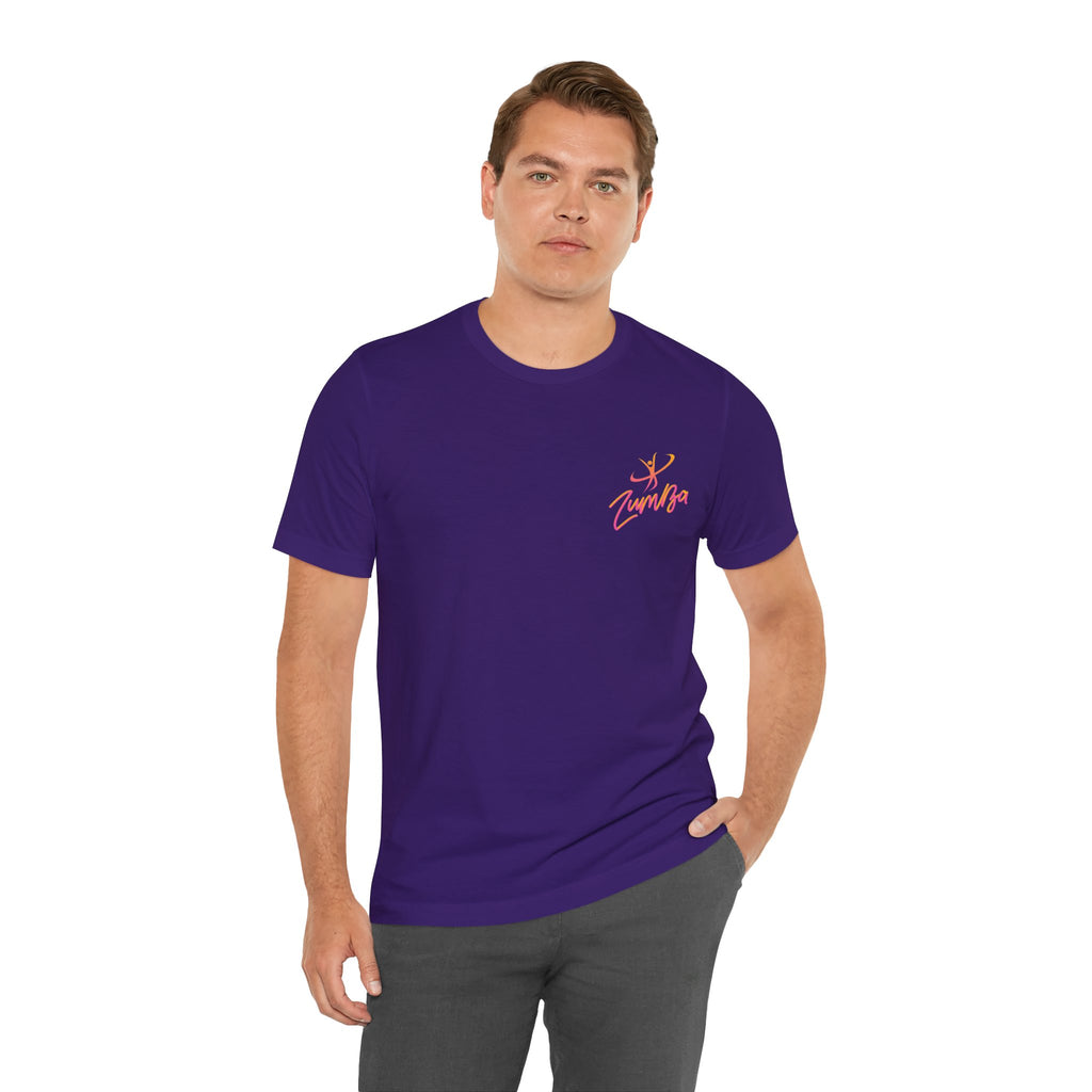 Zumba Dance Script Chest Tee
