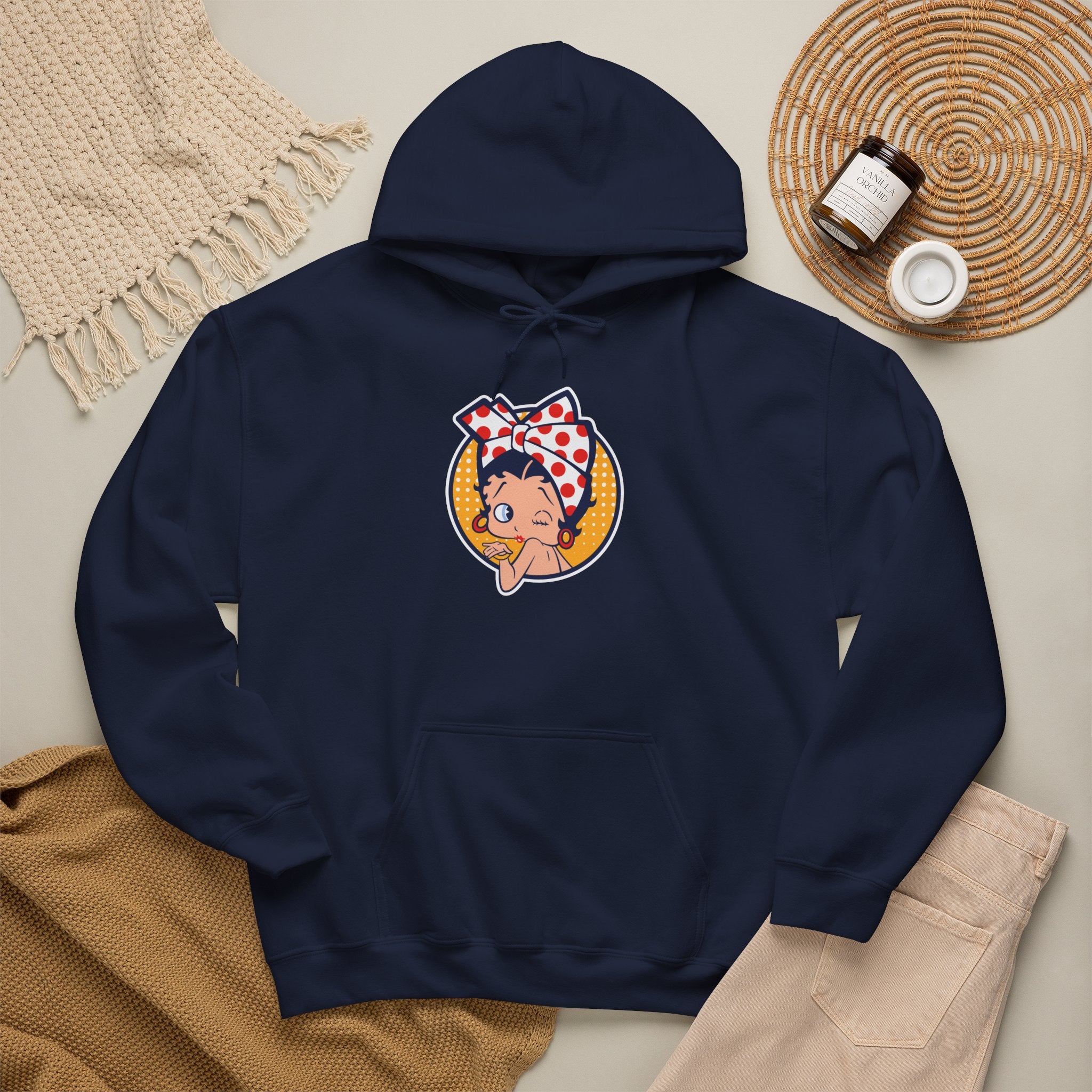 Retro Betty Boop Style Sweatshirt / Arepa Power