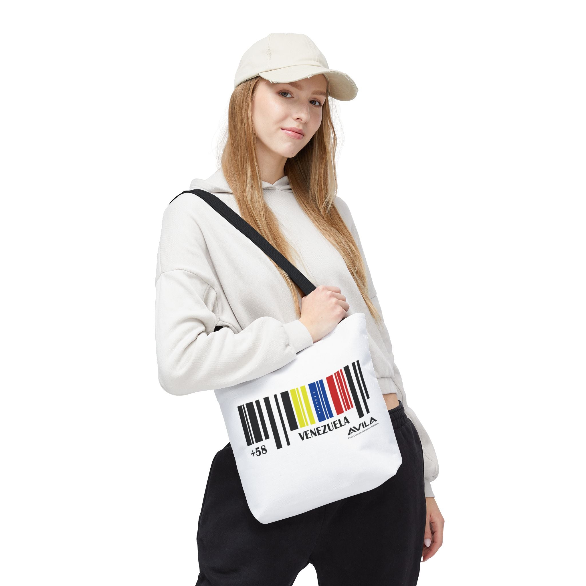 Venezuela Flag Barcode Tote Bag