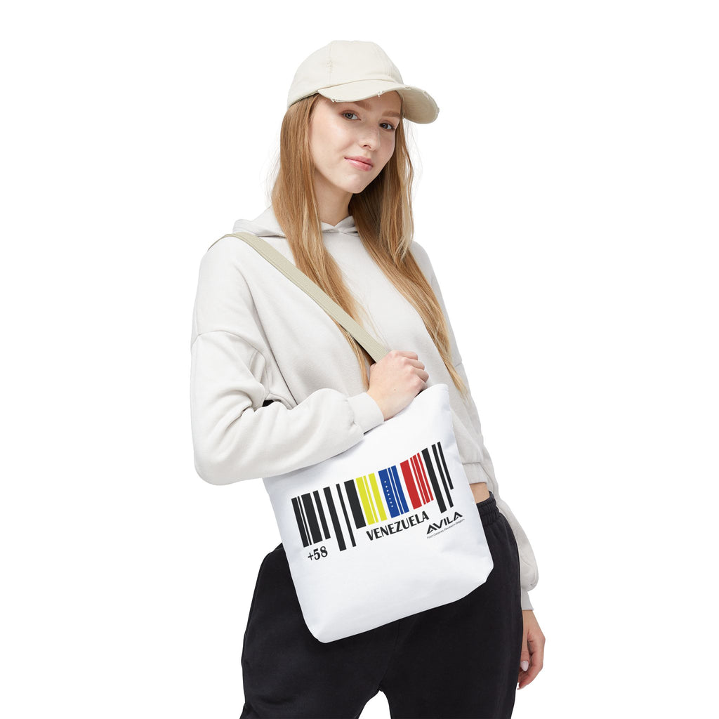 Venezuela Flag Barcode Tote Bag