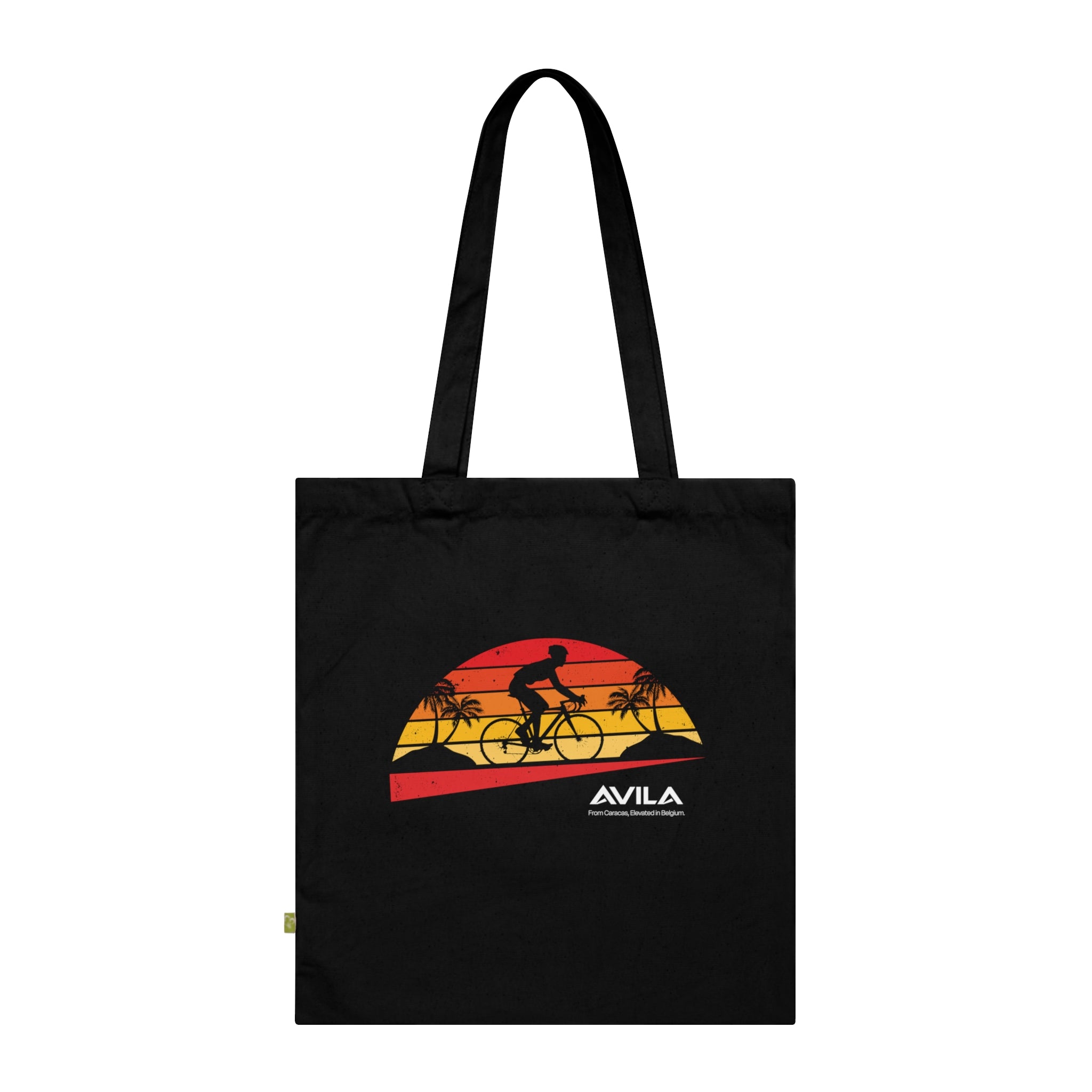 Avila Beach Bike Print Tote Bag