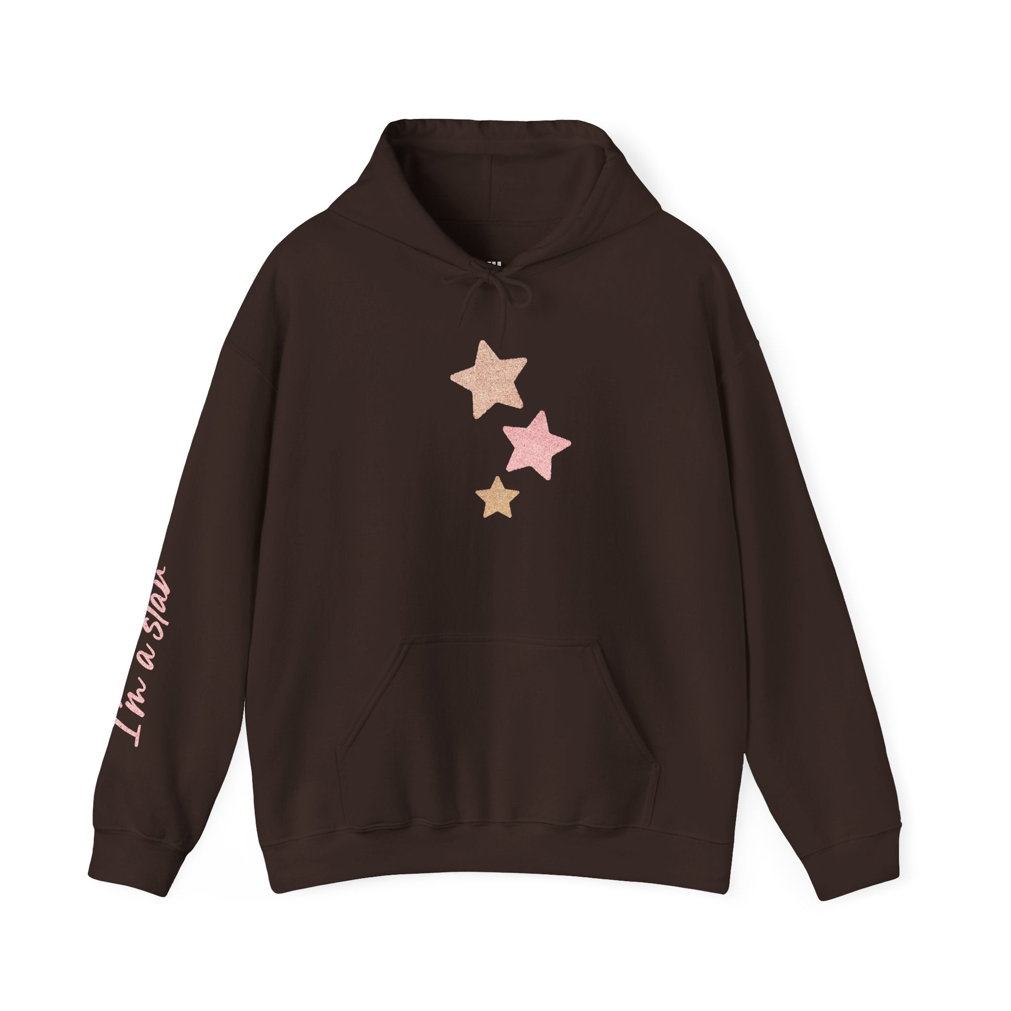 Pink Glitter Stars Sweter