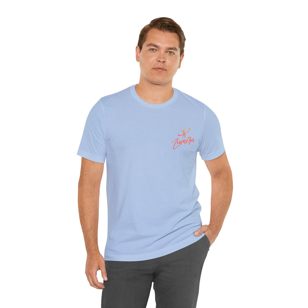 Zumba Dance Script Chest Tee