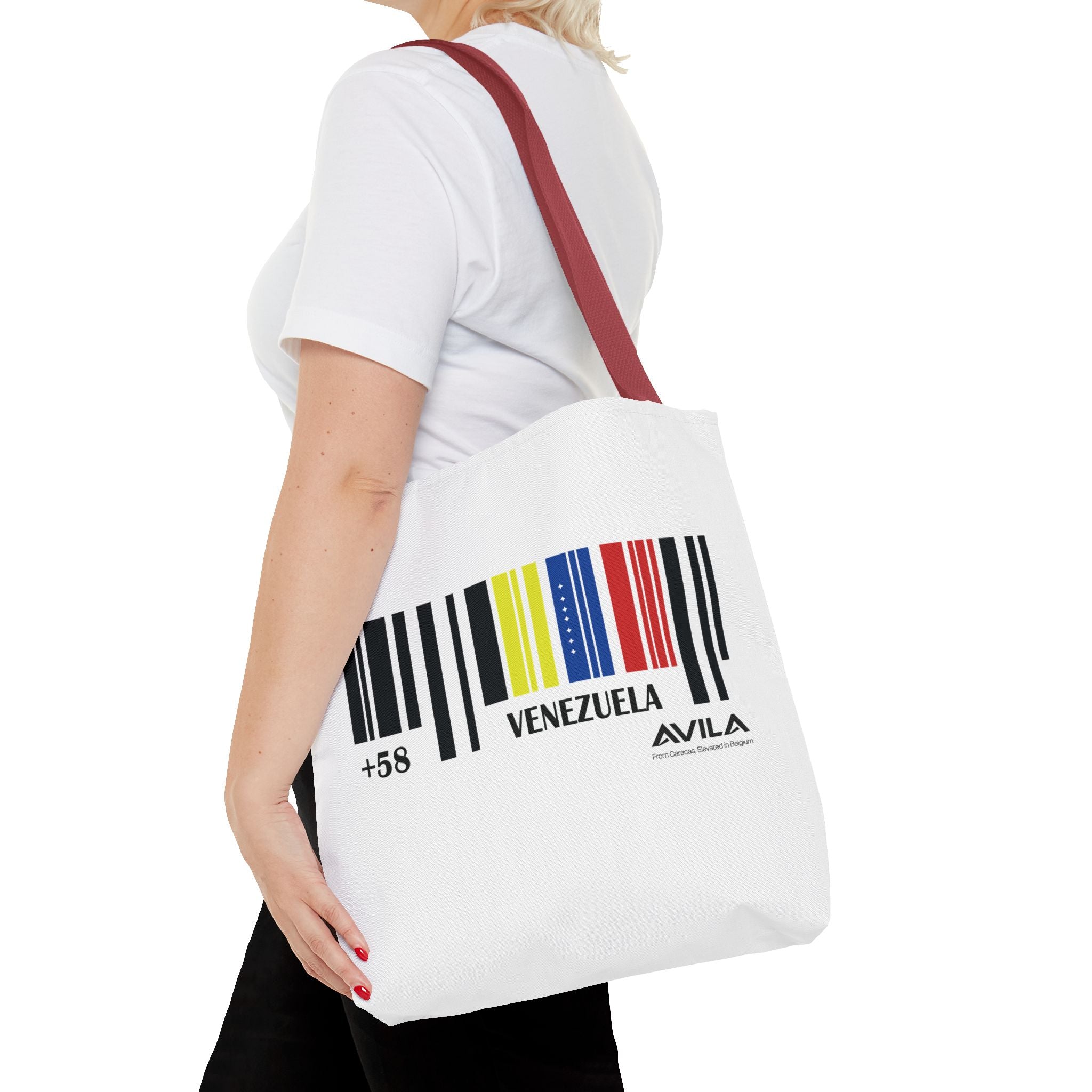 Venezuela Flag Barcode Tote Bag