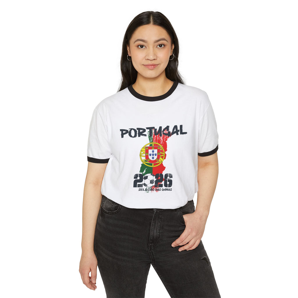Portugal 2026 Soccer Ringer Tee