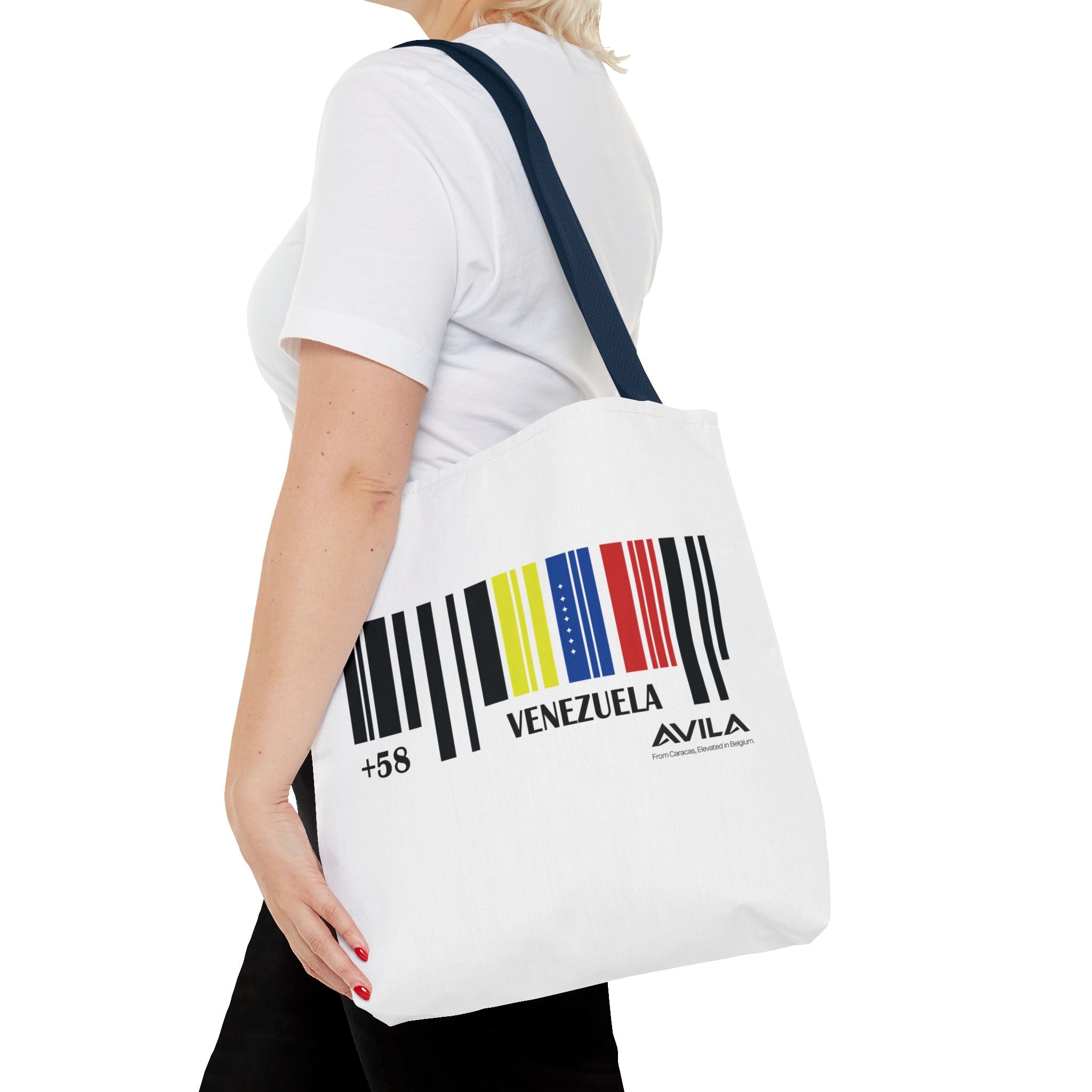 Venezuela Flag Barcode Tote Bag