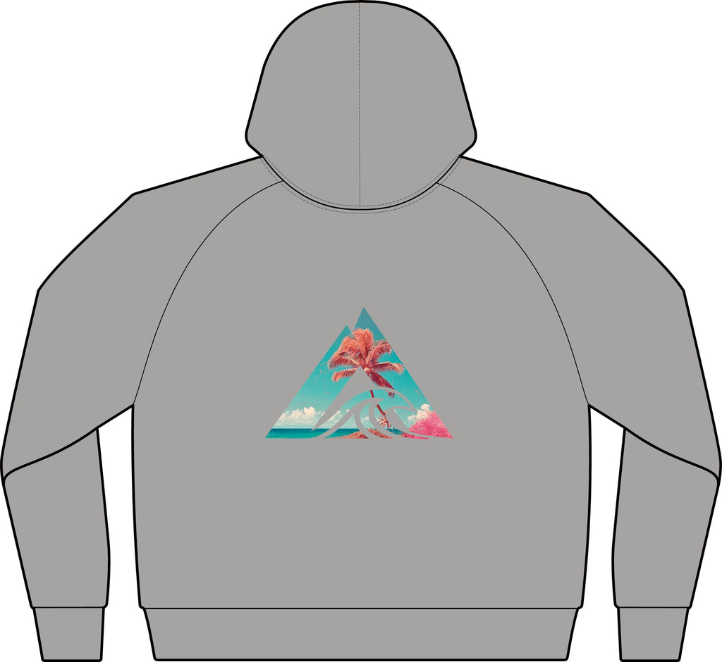 Tropical Triangle Zip Hoodie