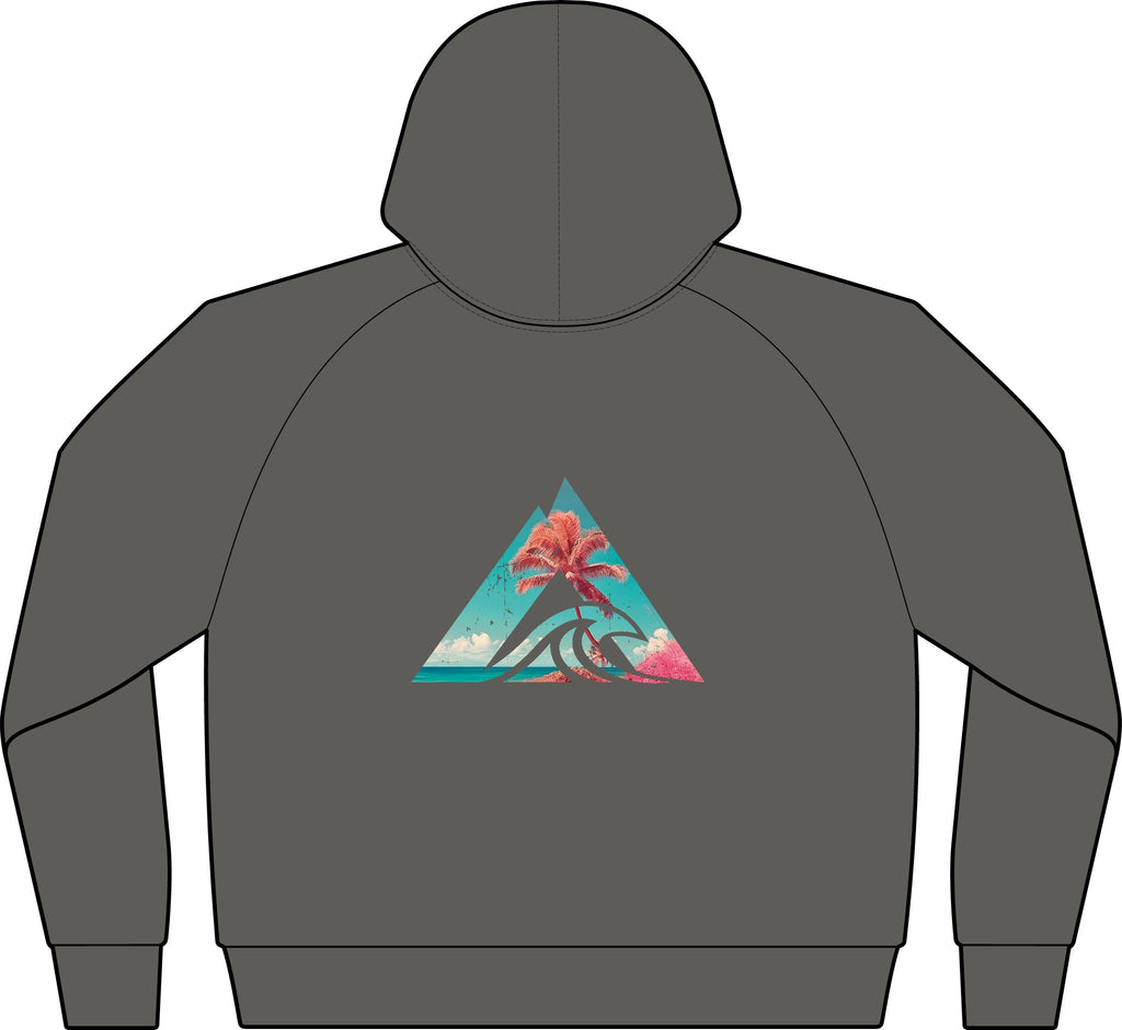 Tropical Triangle Zip Hoodie