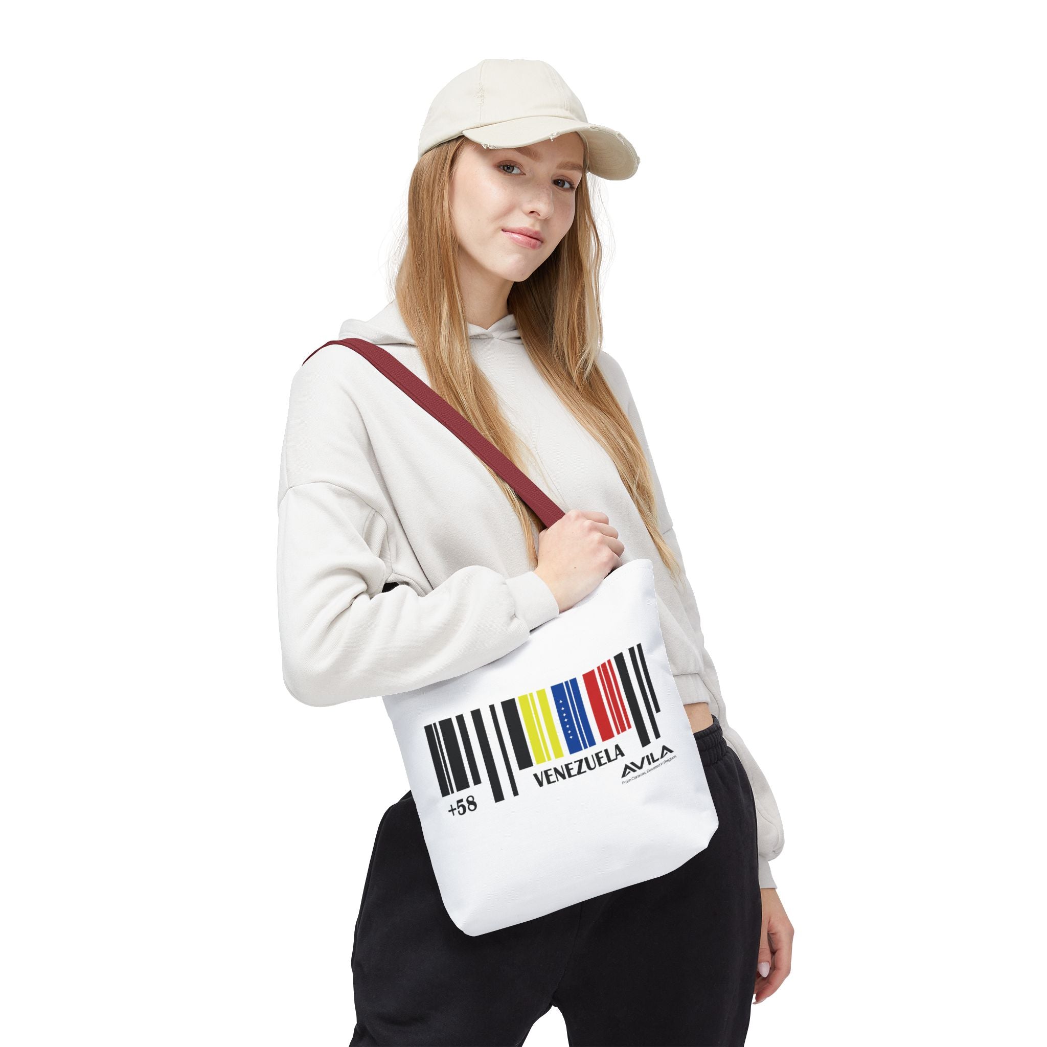 Venezuela Flag Barcode Tote Bag