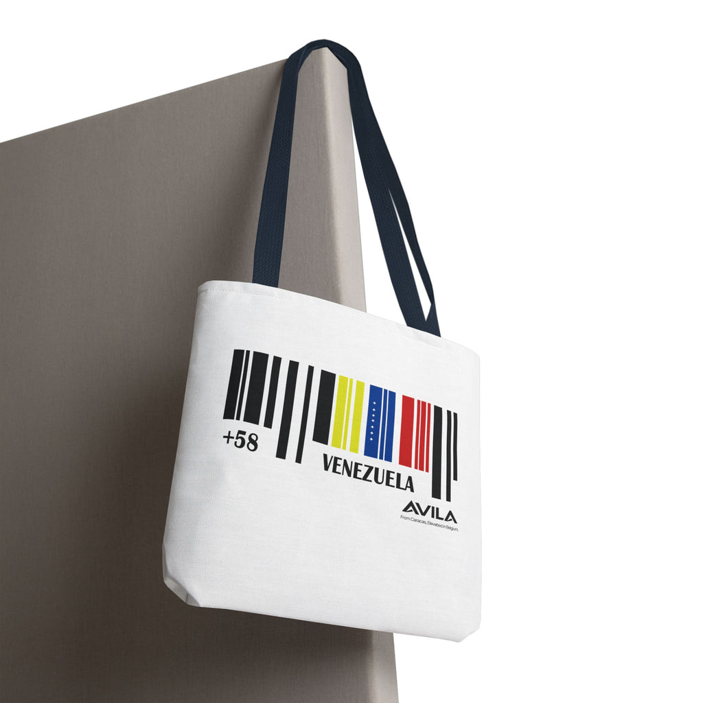 Venezuela Flag Barcode Tote Bag