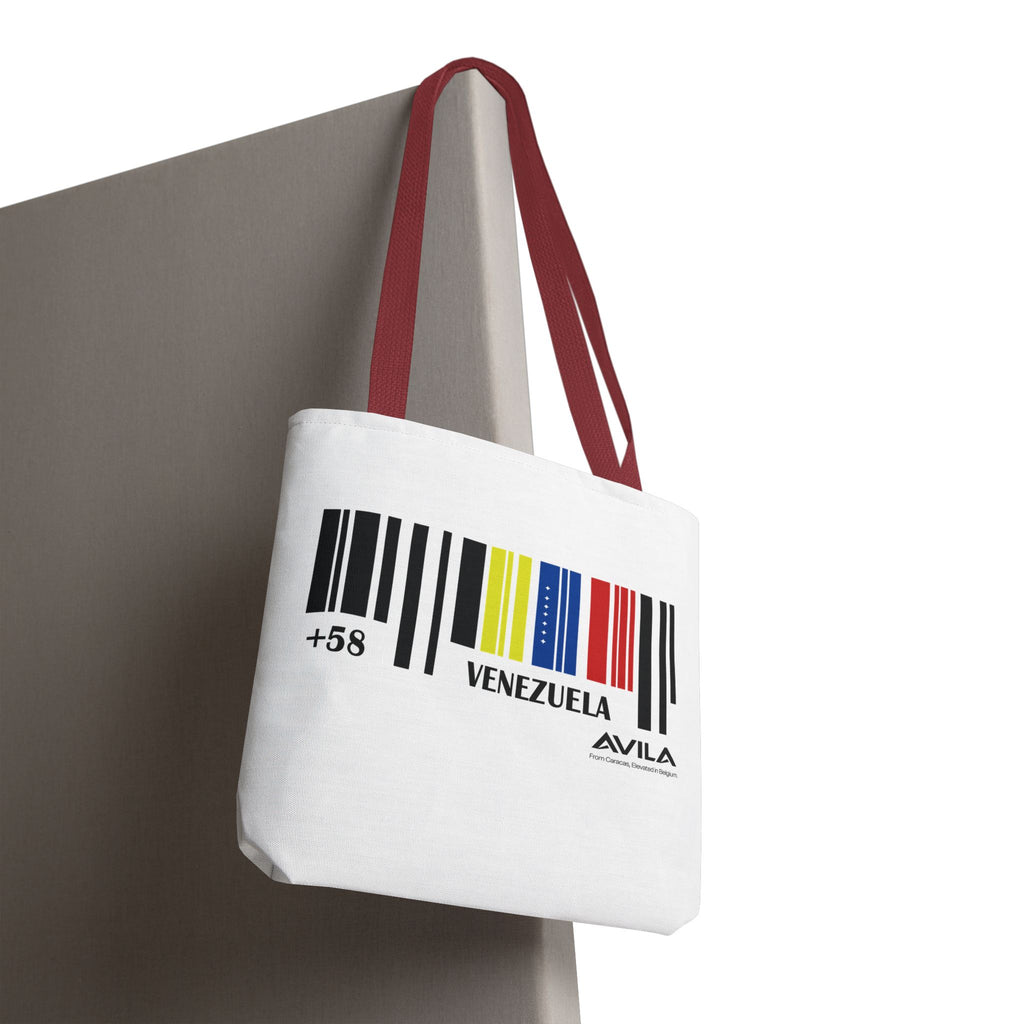Venezuela Flag Barcode Tote Bag