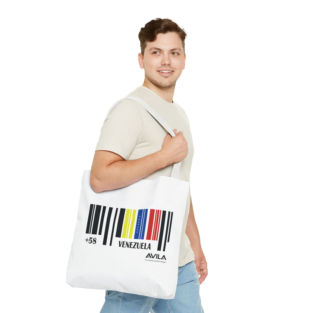 Venezuela Flag Barcode Tote Bag