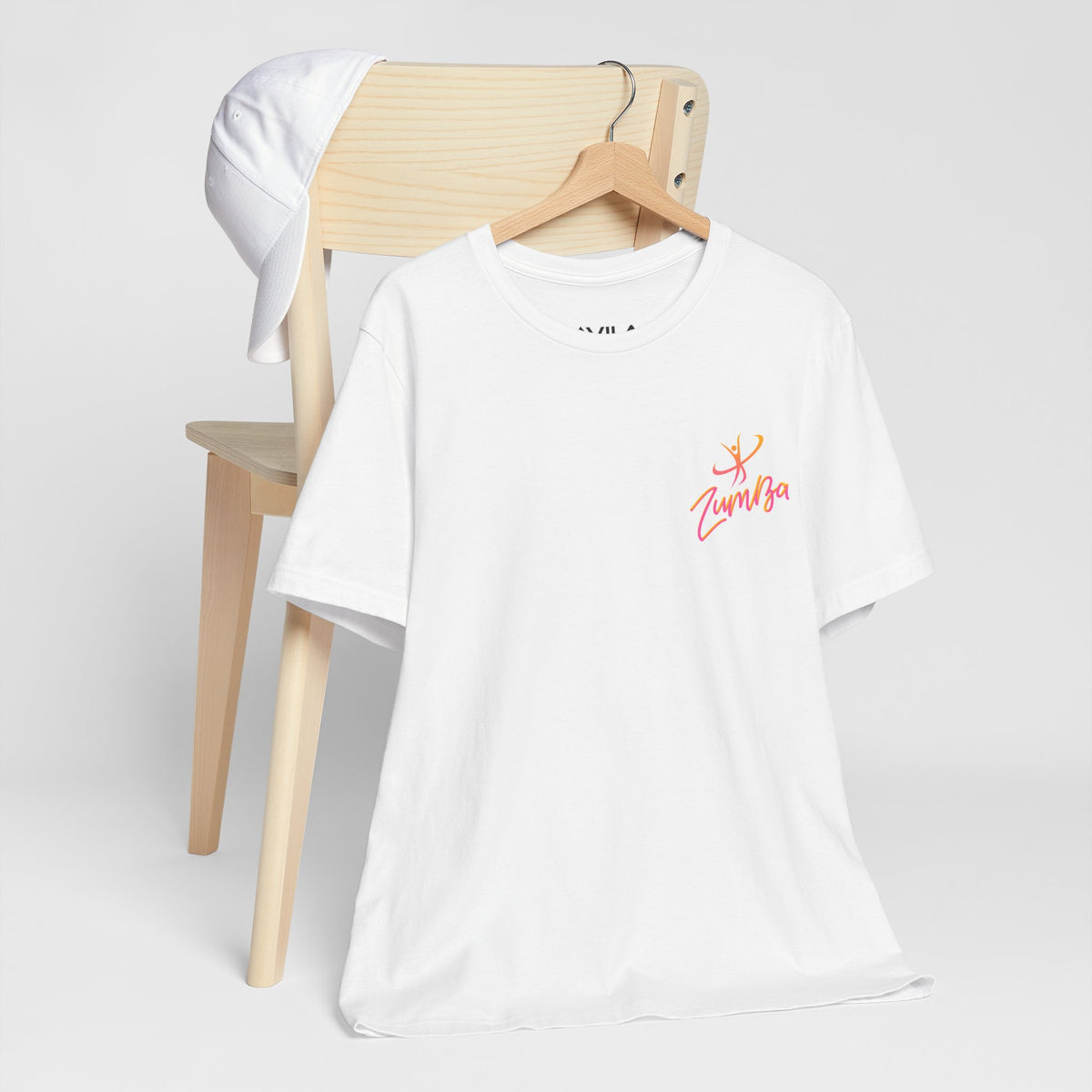 Zumba Dance Script Chest Tee