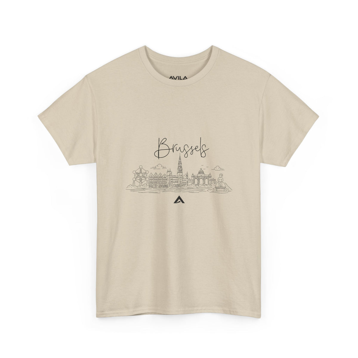 Brussels Belgium Skyline  T-Shirt