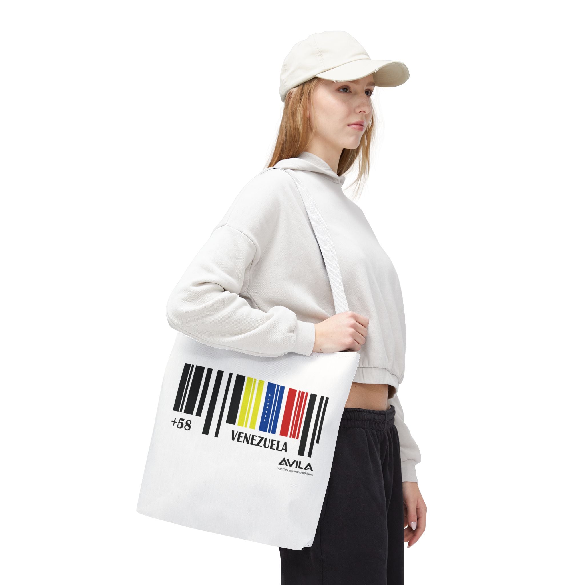 Venezuela Flag Barcode Tote Bag